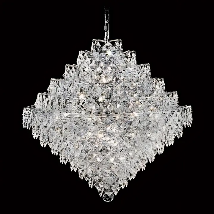 A 22-light Asfour Egyptian crystal chandelier by Vencha