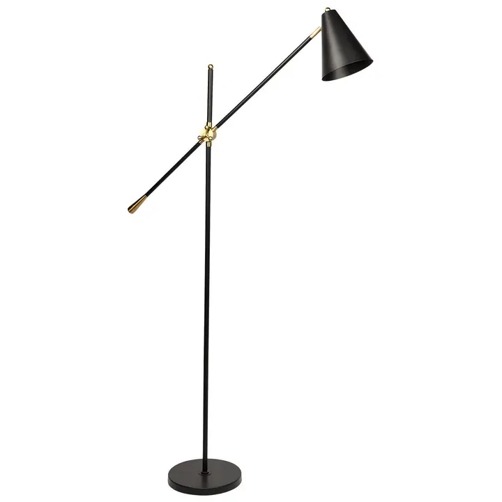 A Zahara floor lamp by Cafe Lighting and Living